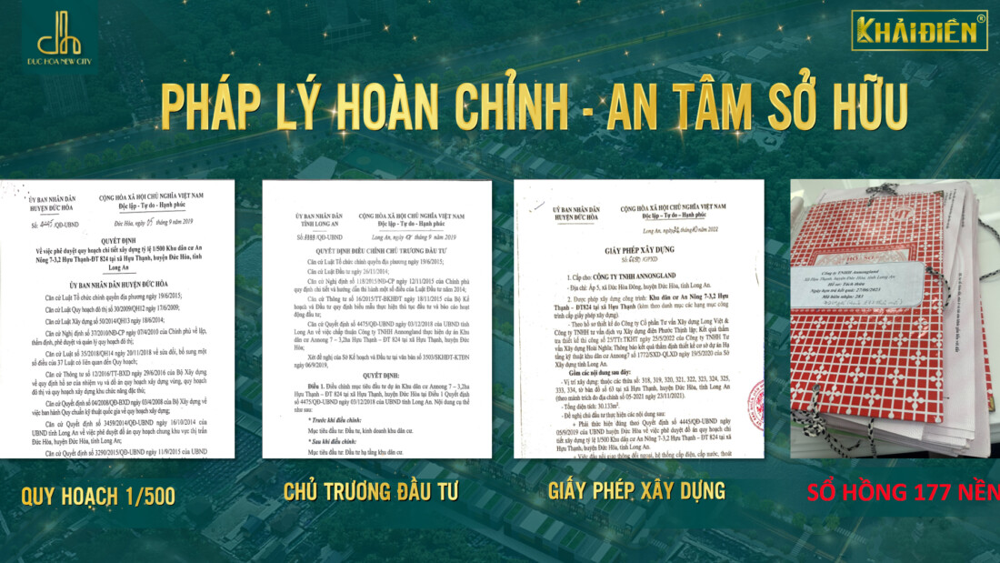 Đức Hòa New City - pháp lý