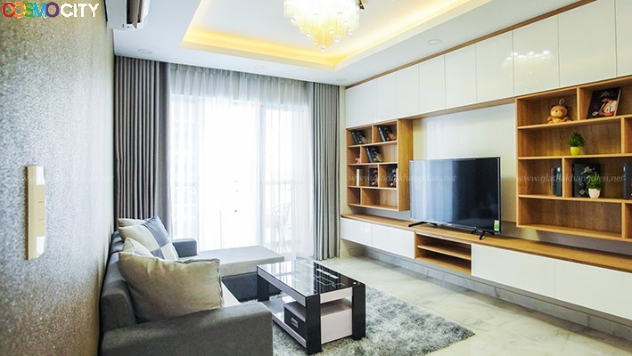 Phòng Khách Sang Trọng Tại Căn Hộ Cosmo City