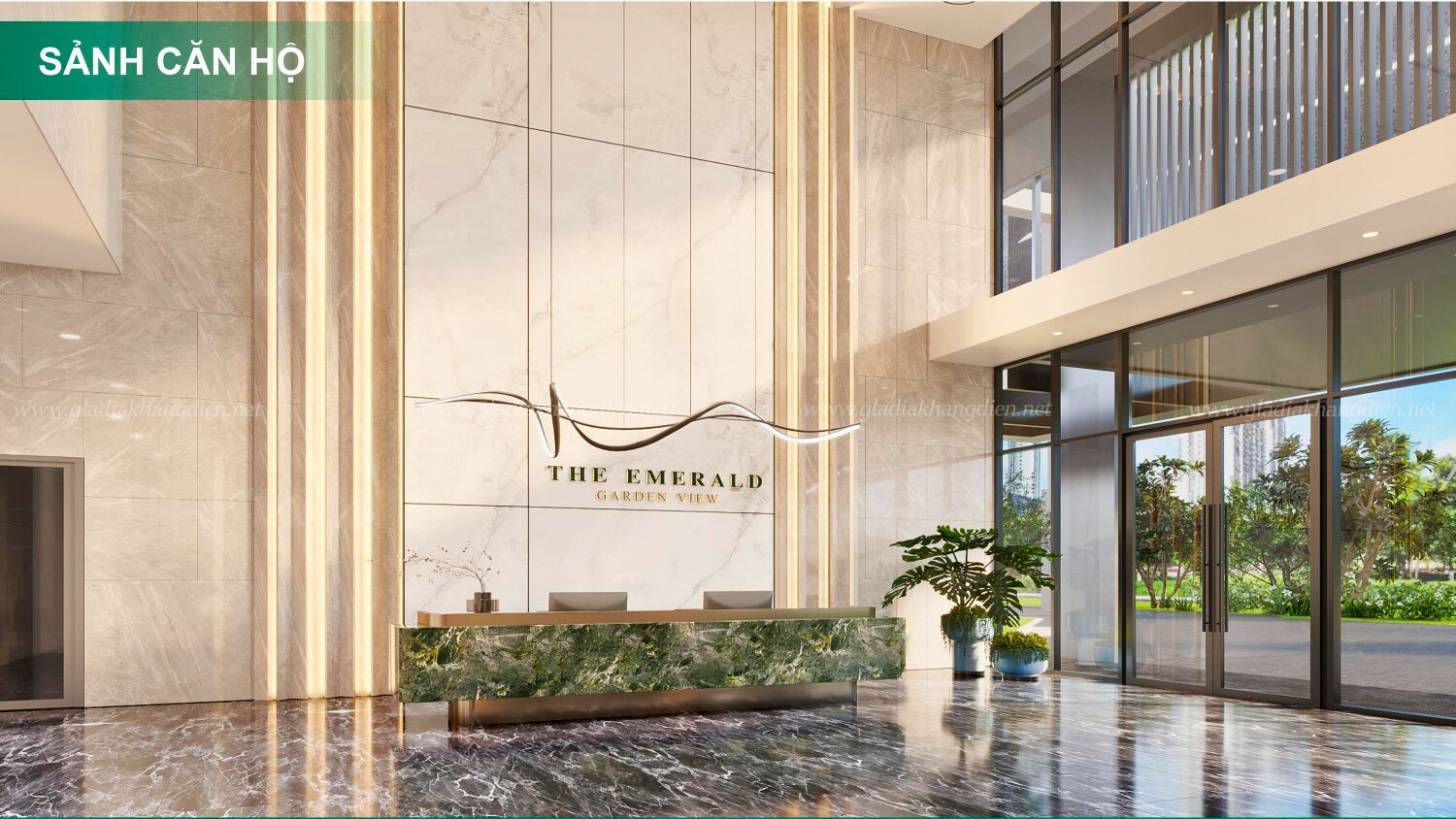 Sảnh Căn Hộ The Emerald Garden View