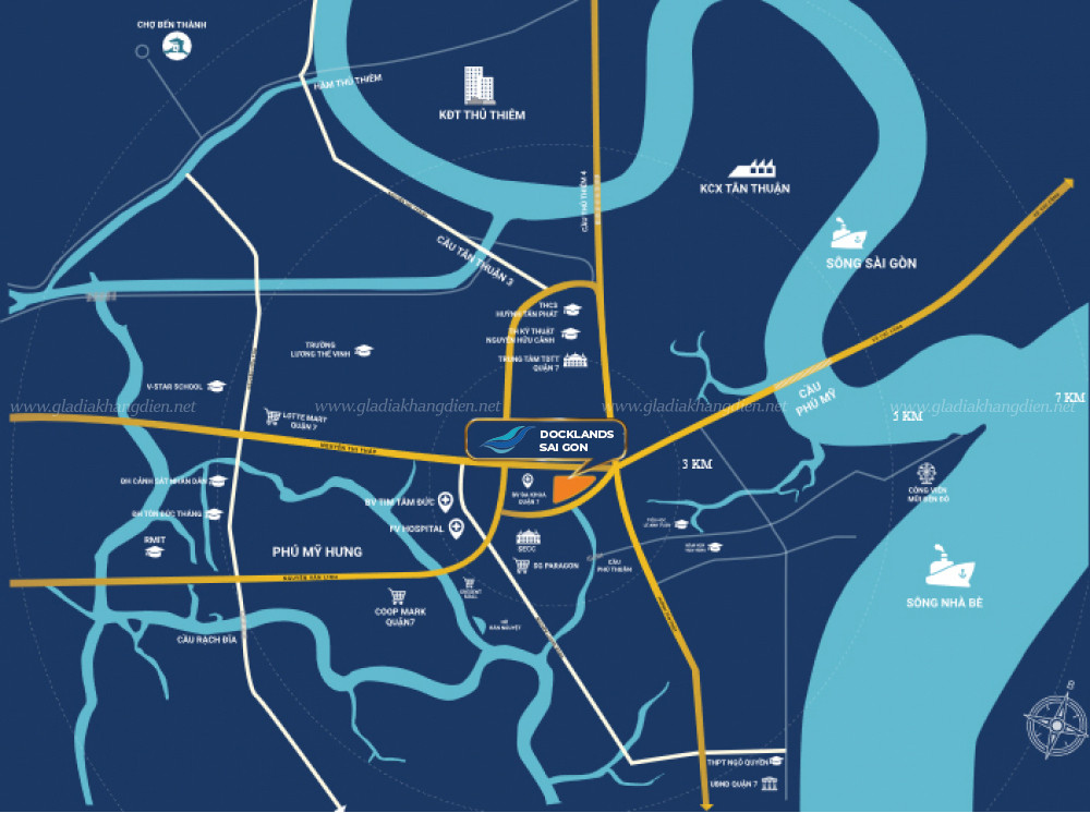 Vị Trí Docklands