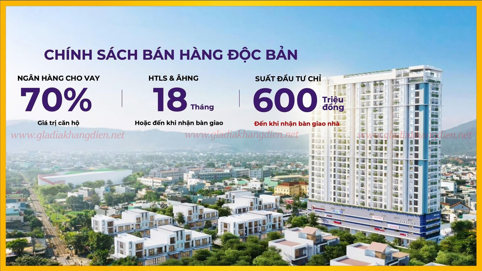 chính sách bán hàng dự án mia center point đà nẵng