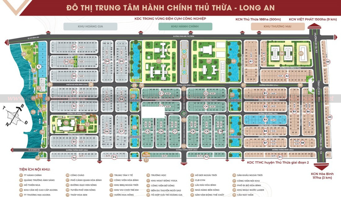 Mặt bằng phân lô dự án Agora City