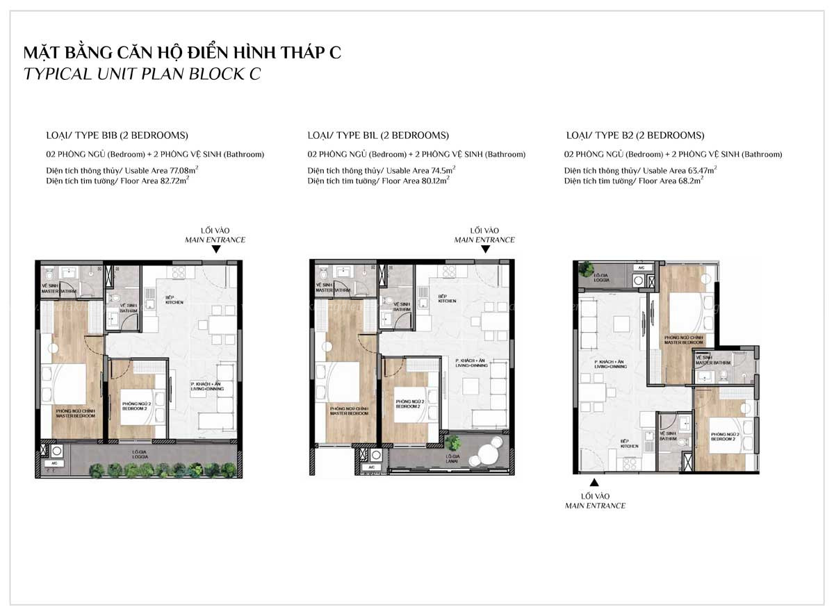 Thiết kế Căn hộ 2 Phòng Ngủ Elysian Thủ Đức