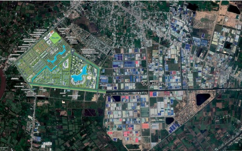 Vị trí dự án ECIty Tân Đức